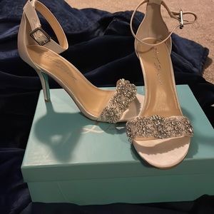 Betsey Johnson Bridal shoes size 8